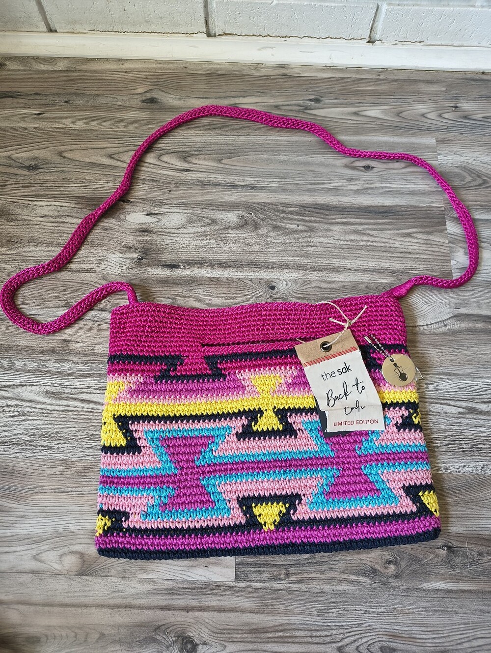 The Sak Linden Back to Bali Convertible Crochet Crossbody Bag